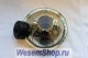 Оптический элемент Wesem головного света Икарус, Камаз, Волга, Нива, ВАЗ с пыльником и габаритной лампой. ПРОЗРАЧНОЕ СТЕКЛО
